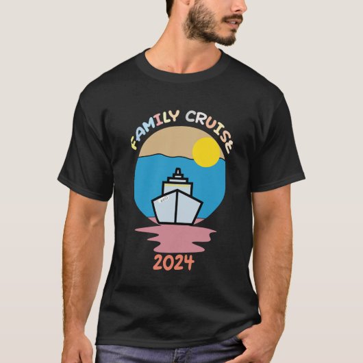 Grappige cruise offerte familie cruise 2023 T-Shir T-shirt (Voorkant)