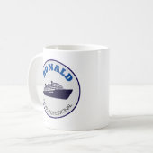 Grappige Cruise Professional Koffiemok (Voorkant links)