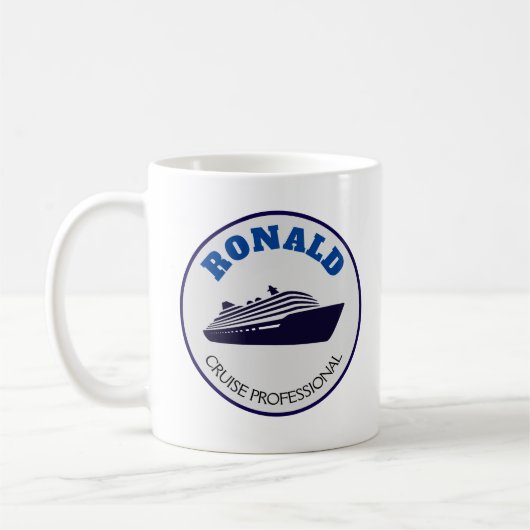 Grappige Cruise Professional Koffiemok (Links)