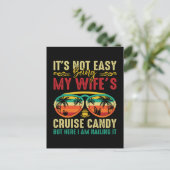 Grappige Cruise Snoep Man Briefkaart (Staand voorkant)