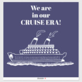 Grappige Cruiseschip Sticker (Vel)