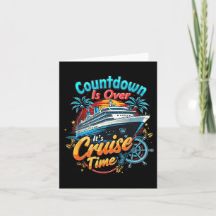 Grappige cruising countdown is voorbij zijn cruise kaart