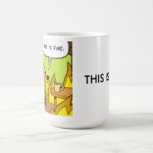 Grappige crypto hond, dit is prima. koffiemok (Center)