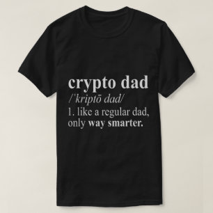 Grappige Crypto Vader Definitie Kunst T-shirt