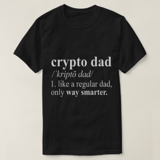 Grappige Crypto Vader Definitie Kunst T-shirt