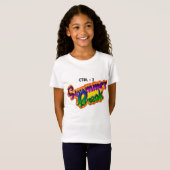 Grappige ctrl+z zomervakantie - terug naar school t-shirt (Voorkant volledig)