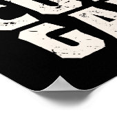 grappige culinaire Gangster woordkunst Poster (Hoek)