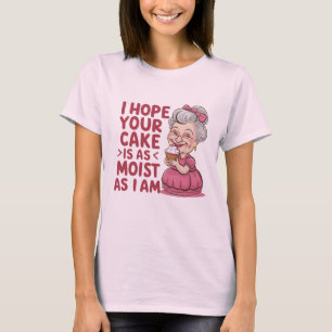 Grappige cupcake bakken oma citaten cupcake liefhe t-shirt