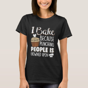 grappige cupcake bakkers word art T-Shirt
