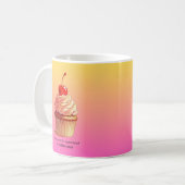 Grappige Cupcake Mok Emotionele Steun van Buttercr (Voorkant links)