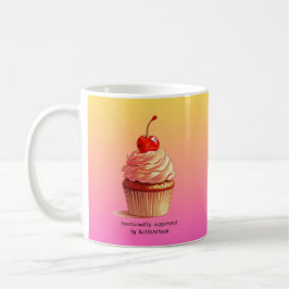Grappige Cupcake Mok Emotionele Steun van Buttercr