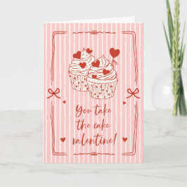 Grappige Cupcake Pun Valentijn | Jij Haalt de Taar Feestdagen Kaart