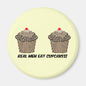 Grappige cupcakes magneet (Voorkant)