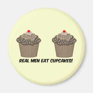 Grappige cupcakes magneet