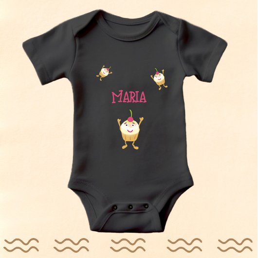 Grappige cupcakes romper