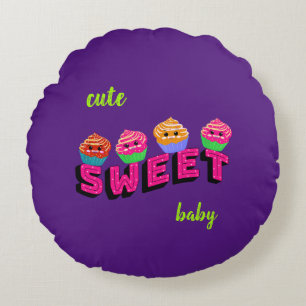 Grappige cupcakes rond kussen