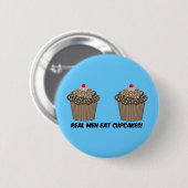 grappige cupcakes ronde button 5,7 cm (Voorkant /achterkant)
