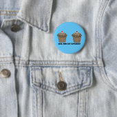 grappige cupcakes ronde button 5,7 cm (In situ)