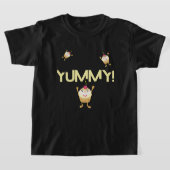 Grappige cupcakes t-shirt (Laagn)