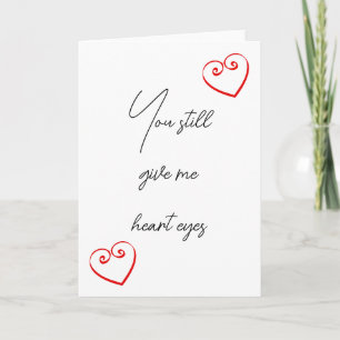 Grappige Cupido Valentijnsdag kaart Hart Ogen