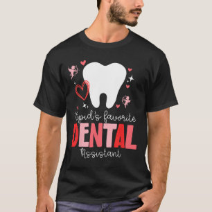 Grappige Cupido's Favoriete Tandheelkundige Instan T-shirt
