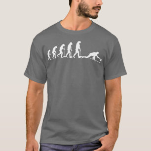 Grappige Curling Fan Evolution Winterspelen Curl I T-shirt