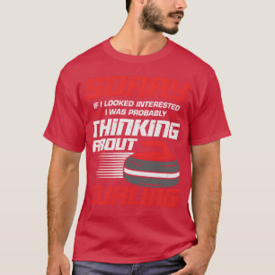 Grappige Curling Speler Sport Curler Cadeau vintag T-shirt