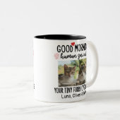 Grappige Custom 2 Cat Foto's Mok voor Cat Lovers (Voorkant rechts)