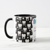 Grappige Custom Beste Tandarts Gift Mok (Links)