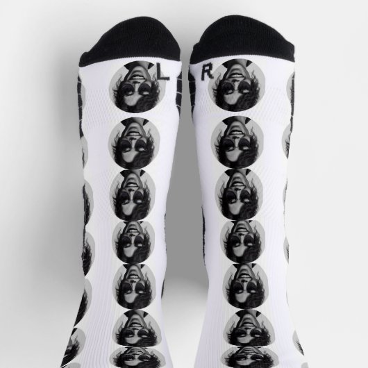 Grappige Custom Face Photo Sokken (Top)