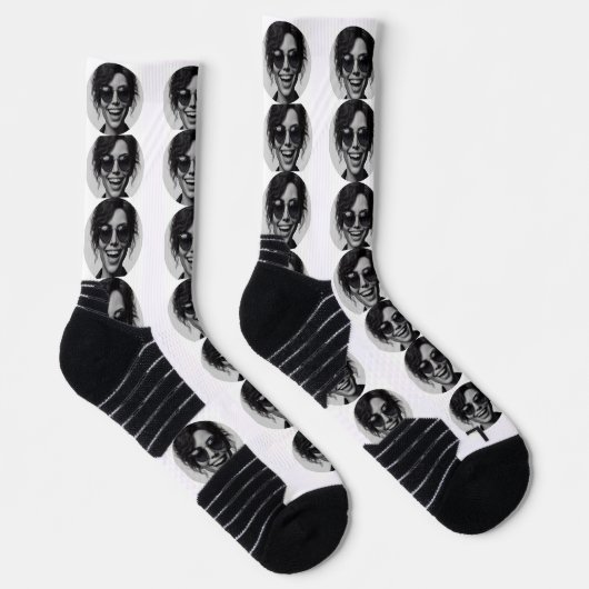 Grappige Custom Face Photo Sokken (Rechts)