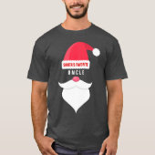 Grappige Custom Kerstman's favoriete oom T-shirt (Voorkant)