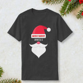 Grappige Custom Kerstman's favoriete oom T-shirt