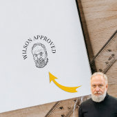 Grappige Custom Photo Teacher Classroom goedgekeur Rubberstempel