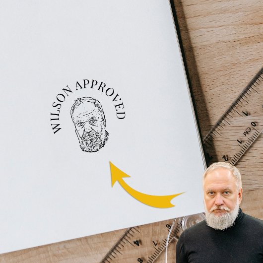 Grappige Custom Photo Teacher Classroom goedgekeur Rubberstempel