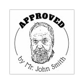 Grappige Custom Photo Teacher Classroom goedgekeur Rubberstempel (Afrduk)