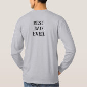 Grappige Custom Schaakspeler Geboorte Jaar Verjaar T-shirt (Achterkant)