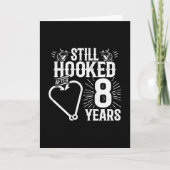 Grappige Cute 8e verjaardag koppels getrouwd 8 jaa Kaart (Voorkant)