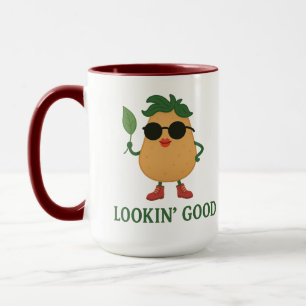 Grappige Cute Aardappel Combo Mok