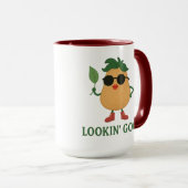 Grappige Cute Aardappel Combo Mok (Voorkant rechts)