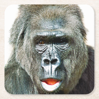 GRAPPIGE CUTE GORILLA KARTONNEN ONDERZETTERS