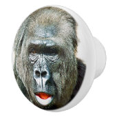 GRAPPIGE CUTE GORILLA KERAMISCHE KNOP (Rechts)