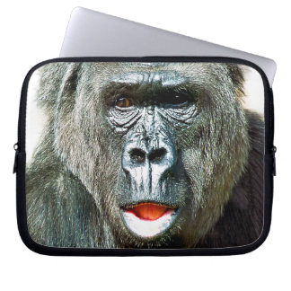 GRAPPIGE CUTE GORILLA LAPTOP SLEEVE