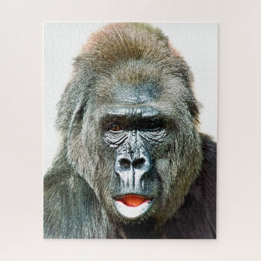 GRAPPIGE CUTE GORILLA LEGPUZZEL (Verticaal)