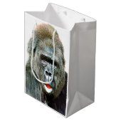 GRAPPIGE CUTE GORILLA MEDIUM CADEAUZAKJE (Voorkant Gekanteld)