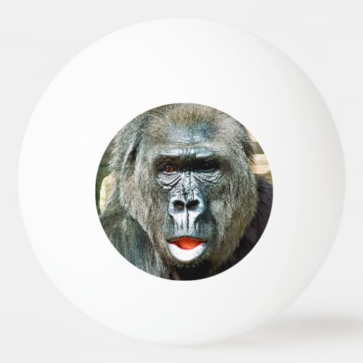 GRAPPIGE CUTE GORILLA PINGPONGBAL (Voorkant)