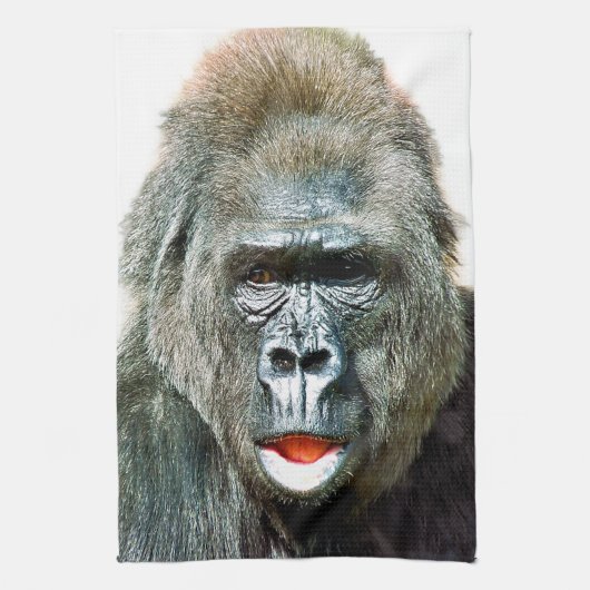 GRAPPIGE CUTE GORILLA THEEDOEK (Verticaal)