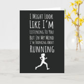 Grappige Cute Hardlopende Kaarten Loper Oefening V (Gele Bloem)