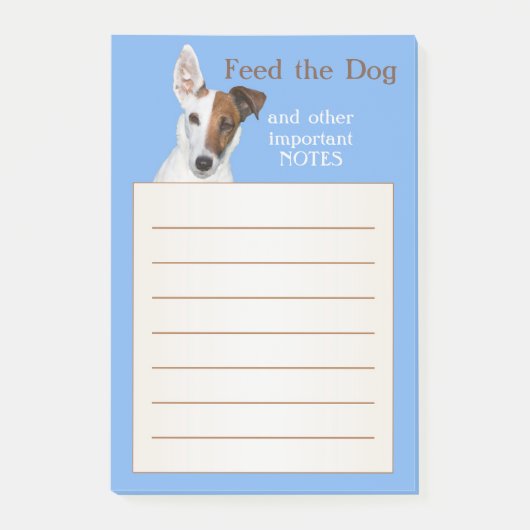 Grappige Cute Hond Notities Post-it® Notes (Voorkant)