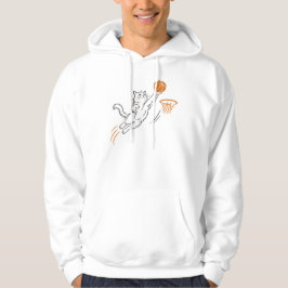 Grappige Cute Hoops Kat Hoodie